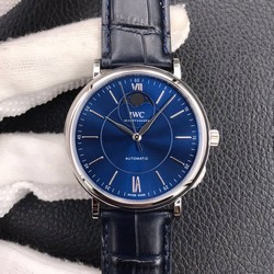IWC Portofino Moon Phase IW459402 MKS Factory Blue Dial