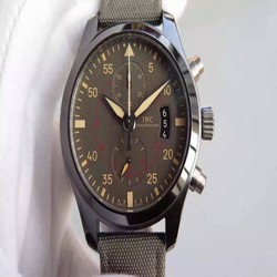 IWC Pilot IW388002 V6 Factory Charcoal Gray Dial