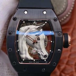 Richard Mille Polo Club Saint Tropez RM52-02 KV Factory White Horse Head Skeleton Dial