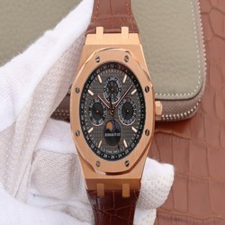 Audemars Piguet Royal Oak Perpetual Calendar 26574 JF Factory Rose Gold Grey Dial