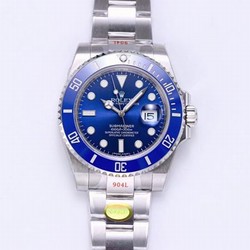 Rolex Submariner 116619LB-97209 Noob Factory V10 Blue Dial