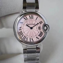 Ballon Bleu De Cartier Pink Dial 33mm V6 Factory