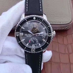 Blancpain Fifty Fathoms Tourbillon 8 Days 5025-1530-52A Black Dial