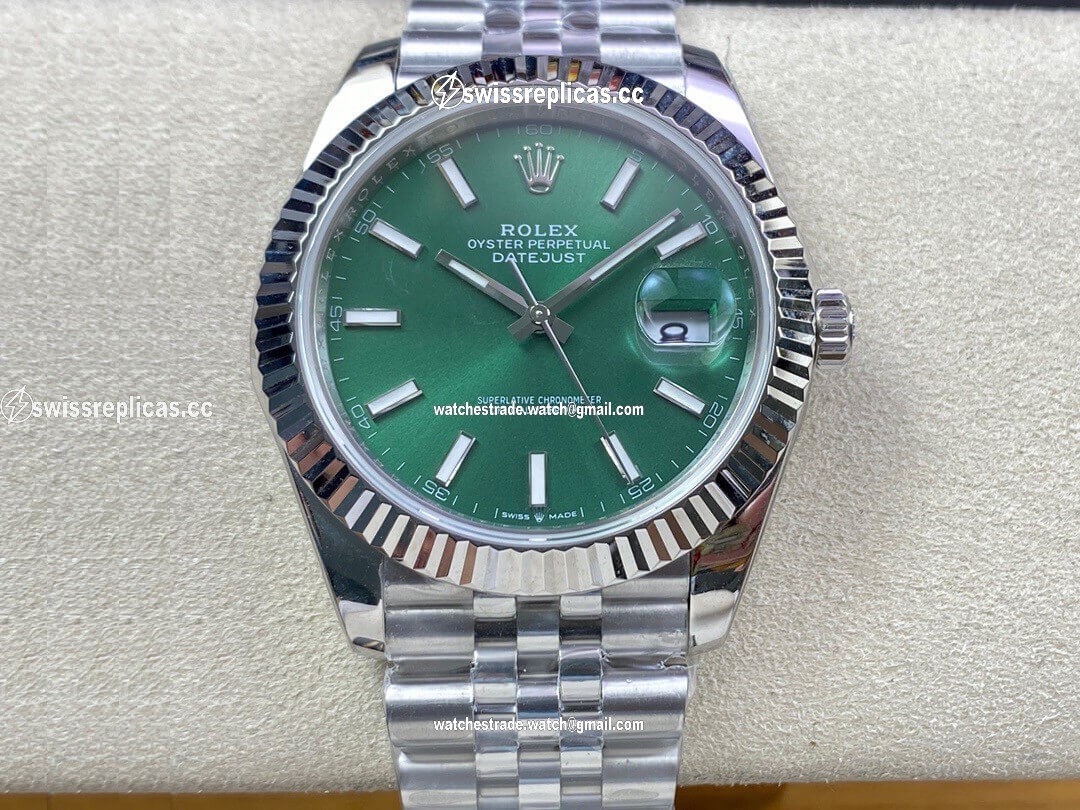 Rolex Datejust M126334-0028 EW Factory Green Dial