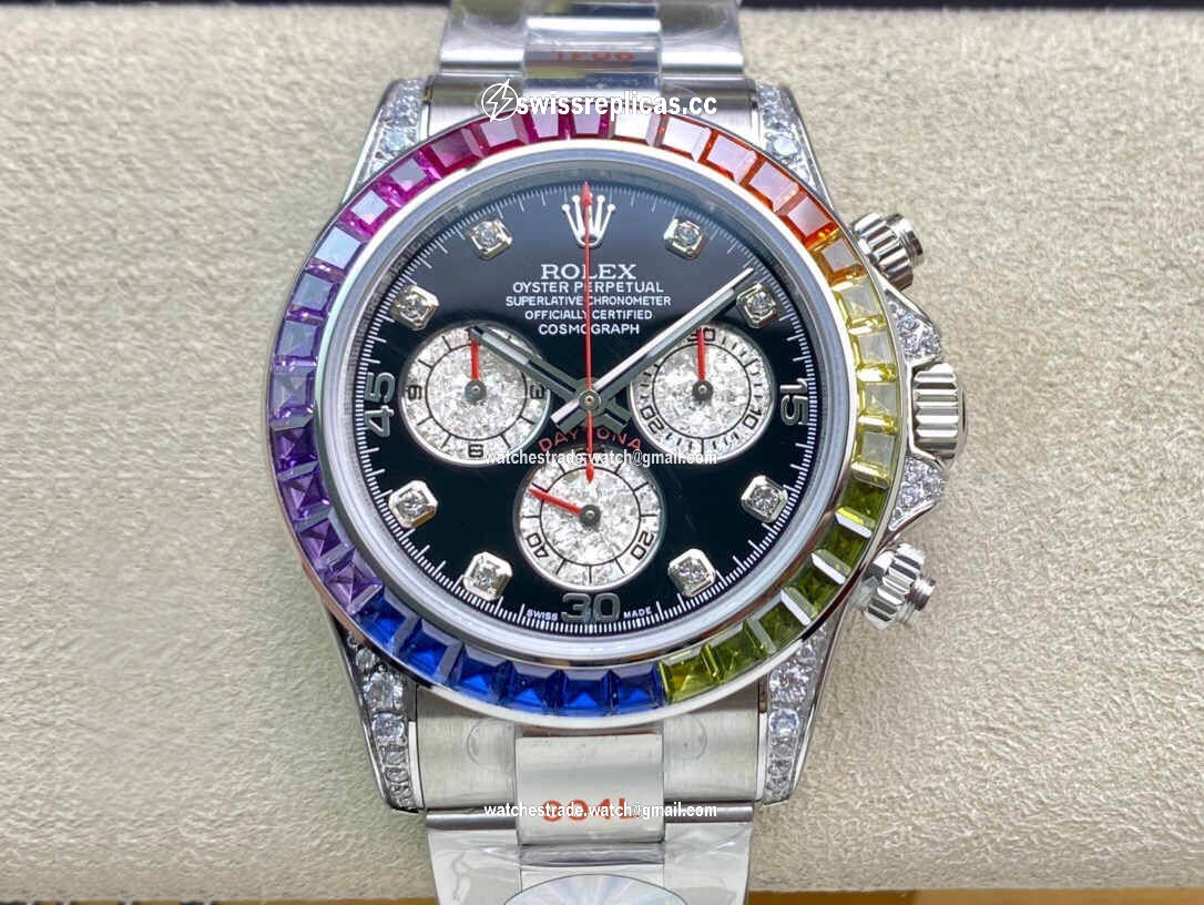 Rolex Daytona Cosmograph 116599 RBOW JH Factory Diamond-set Dial