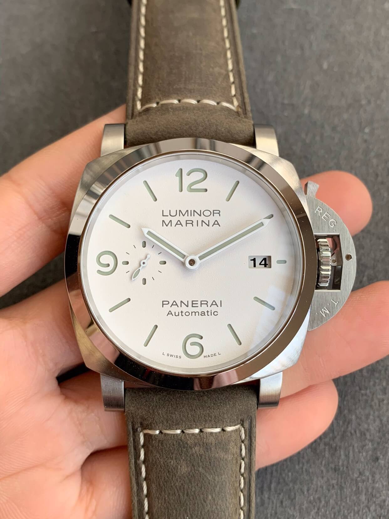 Panerai Luminor PAM01314 VS Factory White Dial