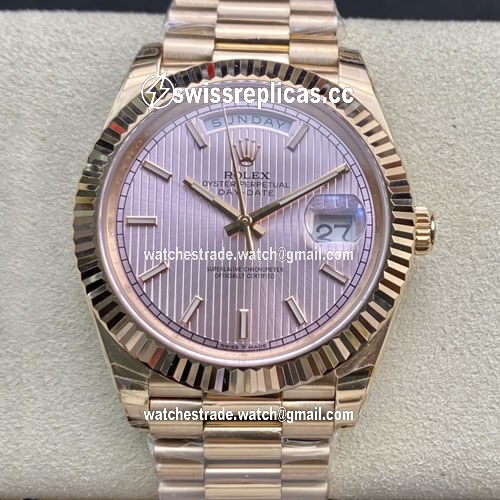 Rolex Day Date M228235-0005 EW Factory Rose Gold