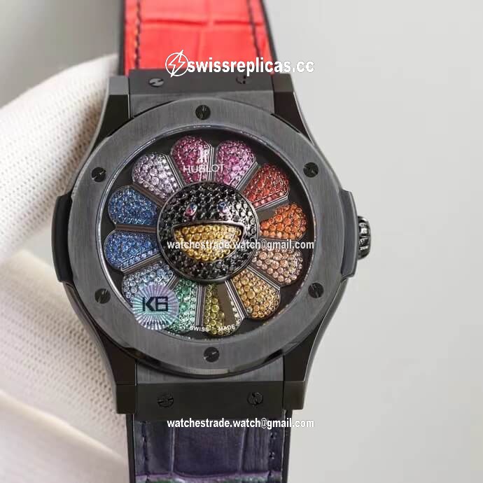 Hublot Classic Fusion Takashi Murakami 507.CX.9000.RX.TAK21 Sunflower Colored Dial