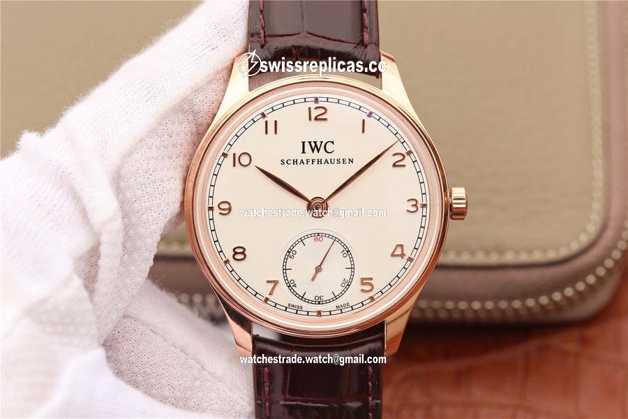 IWC Portuguese IW545409 ZF Factory Rose Gold White Dial