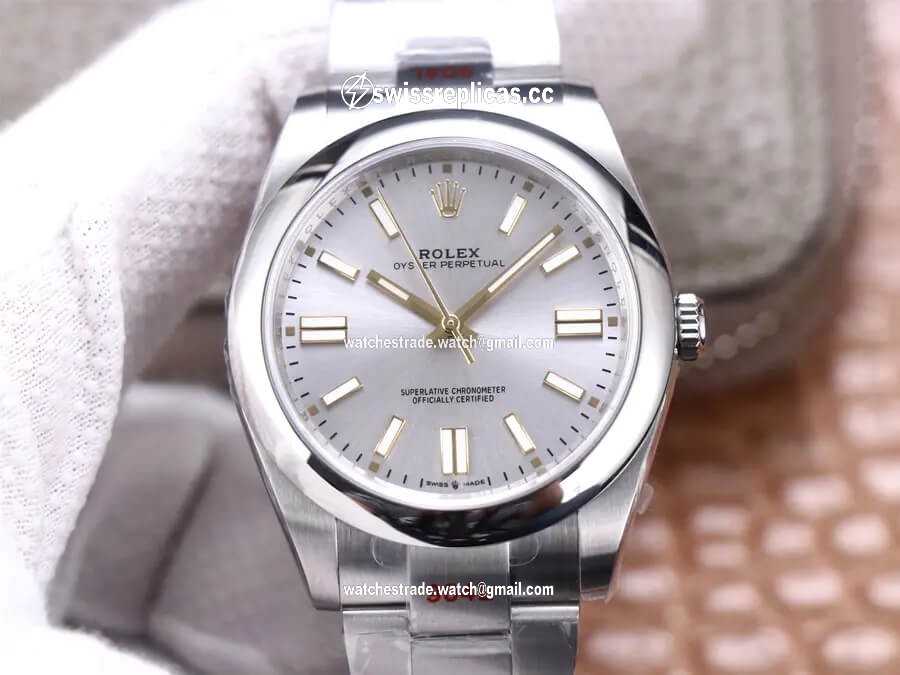 Rolex Oyster Perpetual M124300-0001 41MM EW Factory Silver Dial