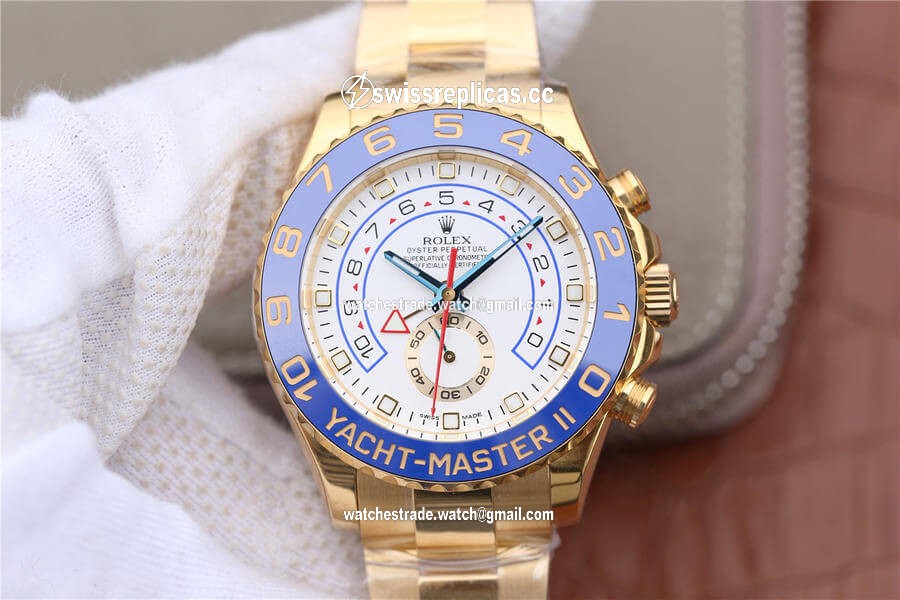 Rolex Yacht-Master II M116688-0002 JF Factory White Dial