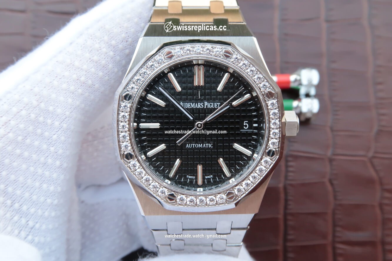 Audemars Piguet Royal Oak 15400/15450 Couple Watch JF Factory Black Dial