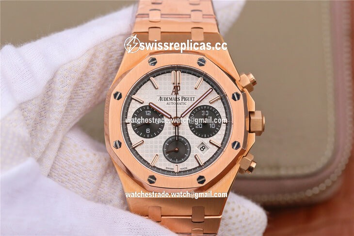 Audemars Piguet Royal Oak 26331 OM Factory Rose Gold White Dial