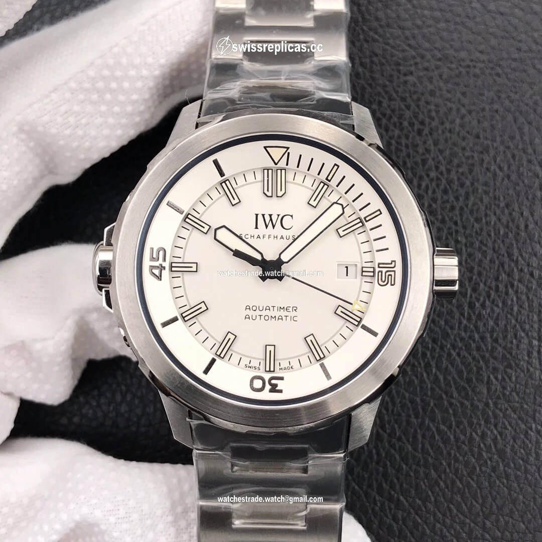 IWC Aquatimer IW329004 V6 Factory Silver White Dial