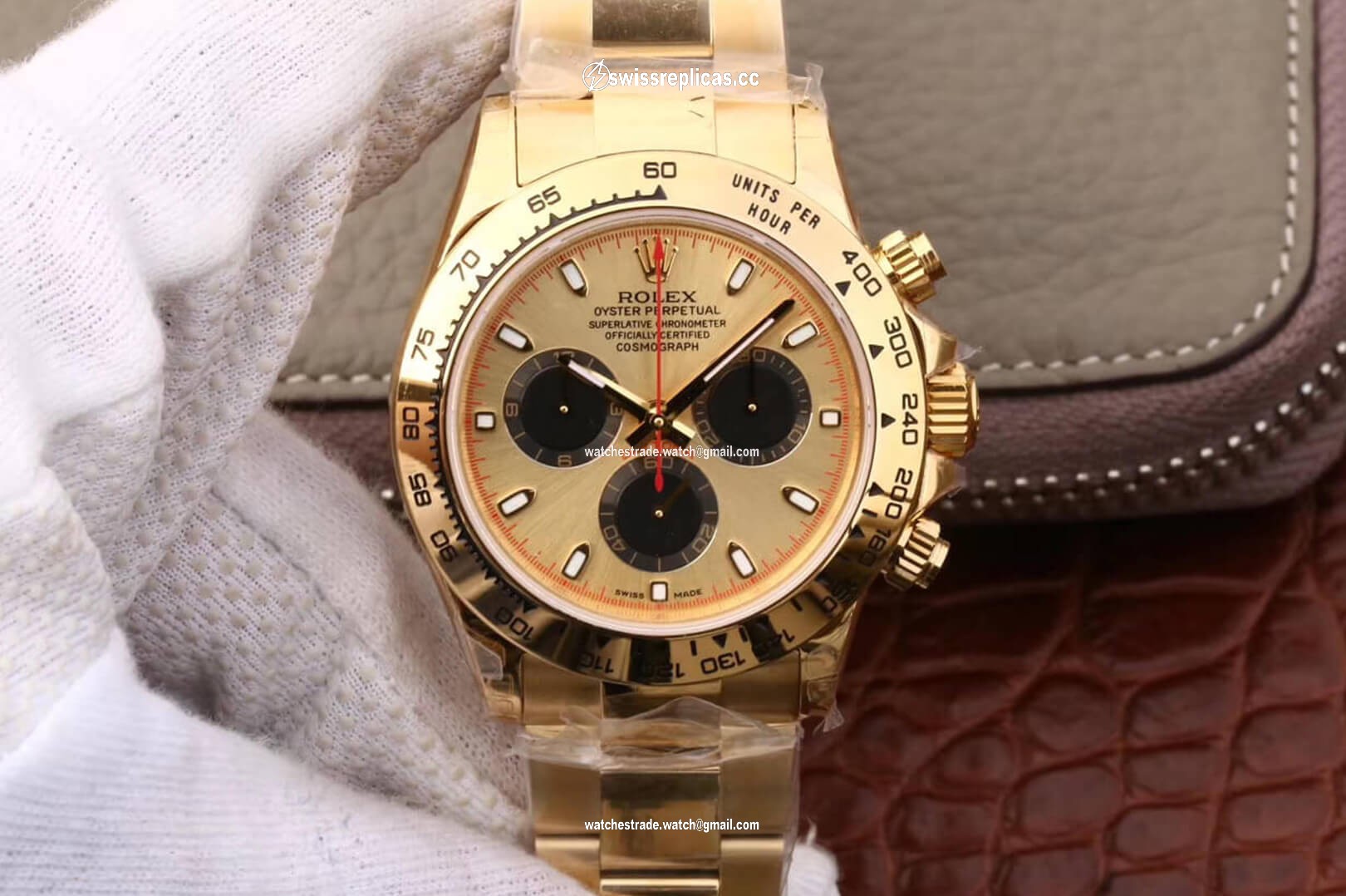Rolex Daytona Cosmograph 116508 JH Factory Yellow Gold Dial