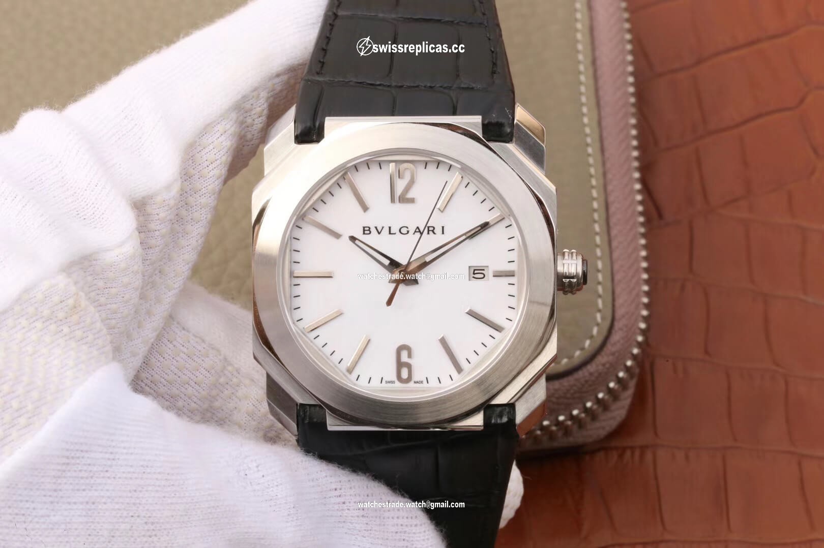 Bvlgari Octo 102779 OC41C6SLD White Dial