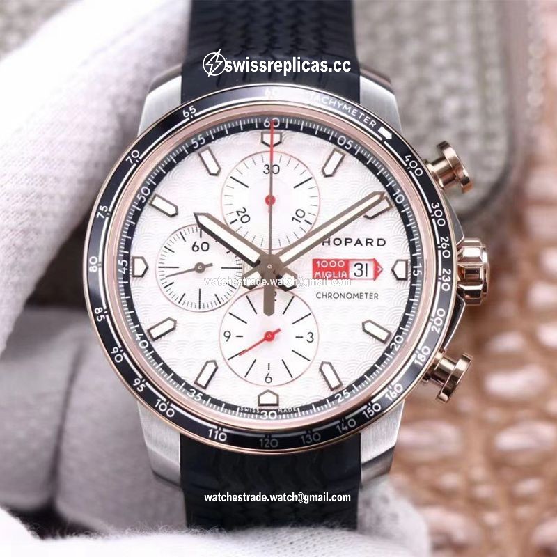 Chopard Classic Racing Mille Miglia GTS Chronograph 168571-6001 V7 Factory White Dial