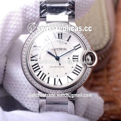 Cartier Ballon Bleu W4BB0017 V6 Factory White Dial