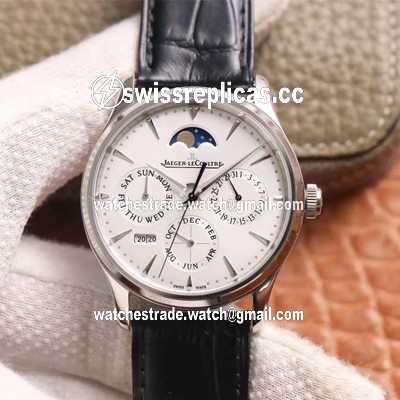 Jaeger-LeCoultre Master Ultra Thin Moon Perpetual Calendar 130842J V9 Factory White Dial