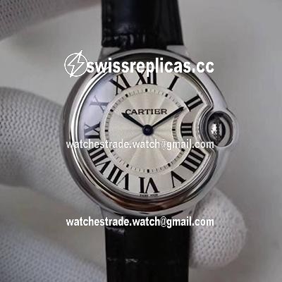 Ballon Bleu De Cartier WE902073 33MM V6 Factory Silver Dial