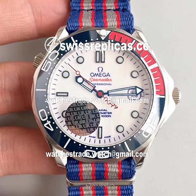 Omega Seamaster Diver 300M Co-Axial 41MM Commander 007 212.32.41.20.04.001 UR Factory White Dial