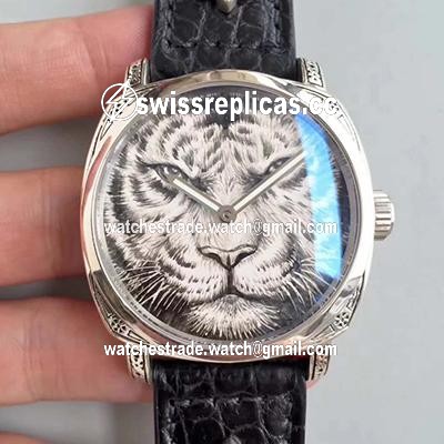 Panerai Radiomir FIRENZE Hand-drawn Tiger Pattern Dial