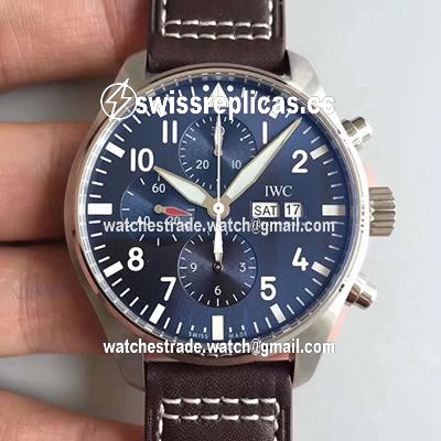 IWC Pilot Chronograph Edition Le Petit Prince IW377713 ZF Factory Blue Dial
