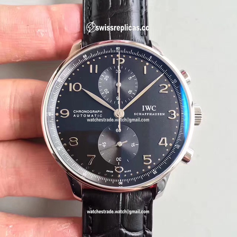 IWC Portugieser Chronograph IW371447 ZF Factory Black Dial