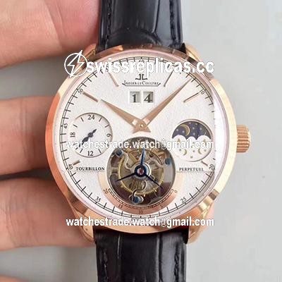 Jaeger-LeCoultre Master Grande Tradition Tourbillon Rose Gold White Dial
