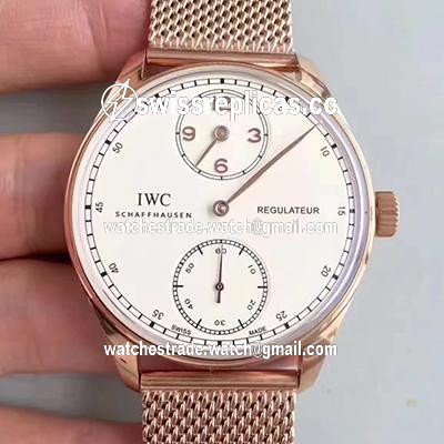 IWC Portugieser Regulateur IW544402 YL Factory White Dial