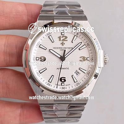 Vacheron Constantin Overseas 47040 Stainless Steel Bracelet JJ Factory White Dial