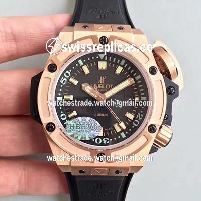 Hublot Big Bang King Power Musee Oceanographique Monaco 731.OX.1170.RX V6 Factory Black Dial