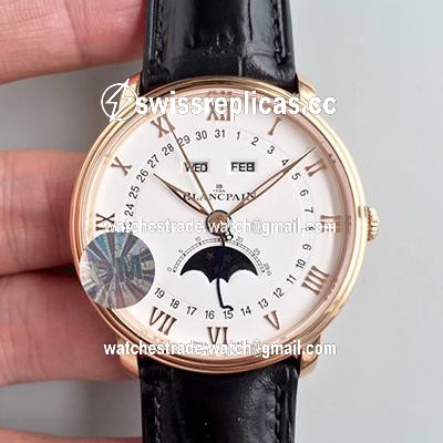 Blancpain Villeret 6654-3642-55B OM Factory White Dial