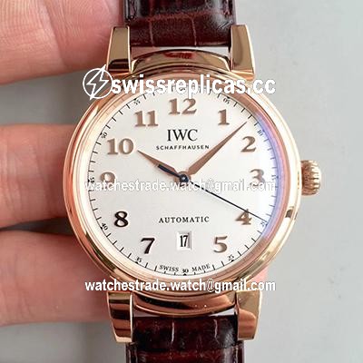 IWC Da Vinci Automatic IW356601 Rose Gold MKS Factory White Dial