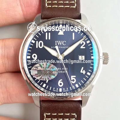 IWC Pilot Mark XVIII IW327004 MKS Factory Blue Dial