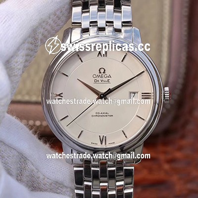 Omega De Ville Prestige 424.10.40.20.02.003 MKS Factory White Dial