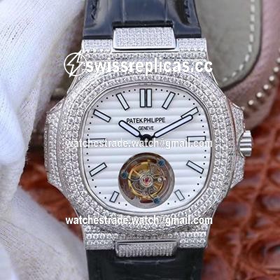 Patek Philippe Nautilus Jumbo 5711 Tourbillon 2018 R8 Factory White Dial