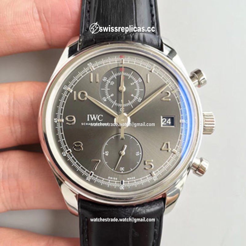 IWC Portugieser Chronograph Classic IW390404 ZF Factory Anthracite Dial