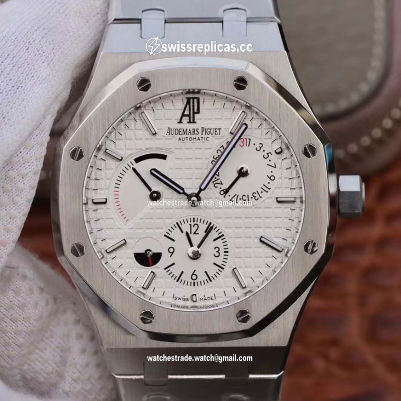 Audemars Piguet Royal Oak GMT 41MM 26120 White Dial TWA Factory