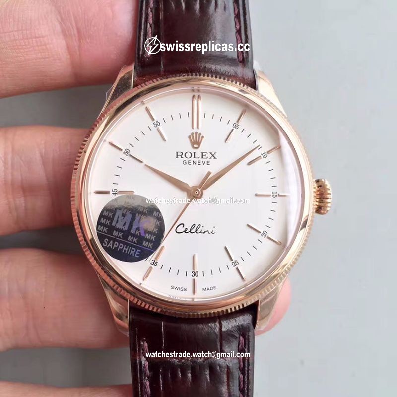 Rolex Cellini 50505 MKS Factory V4 White Dial