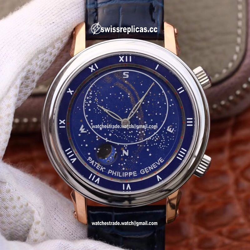 Patek Philippe Grand Complications Sky Moon Celestial Rose Gold 5102PR-001 TW Factory Blue Dial