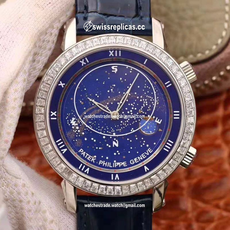 Patek Philippe Grand Complications Sky Moon Celestial 5102G TW Factory Blue Dial
