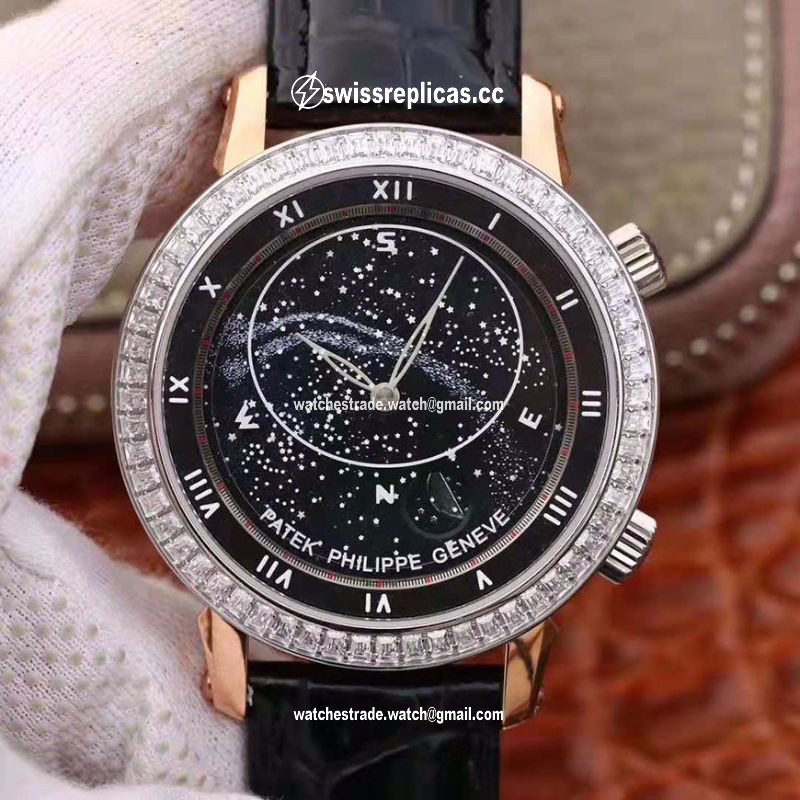 Patek Philippe Grand Complications Sky Moon Celestial 5102PR TW Factory Black Dial
