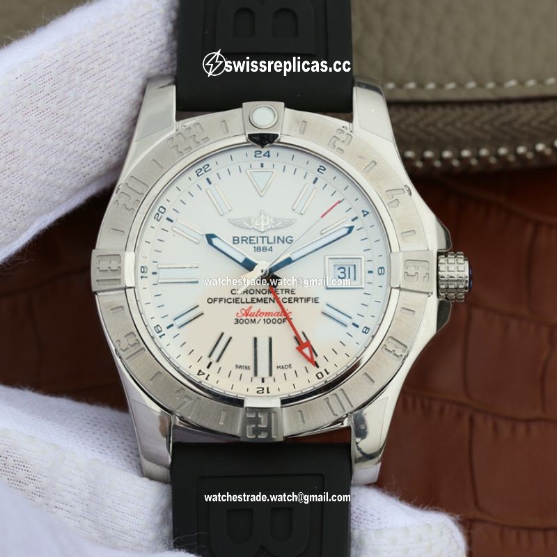 Breitling Avenger II GMT A3239011/G778/153S GF Factory White Dial
