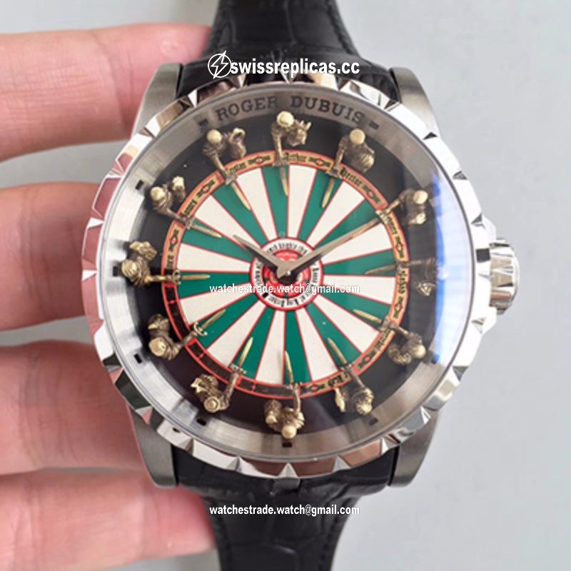 Roger Dubuis Excalibur RDDBEX0398 Green White Table Dial