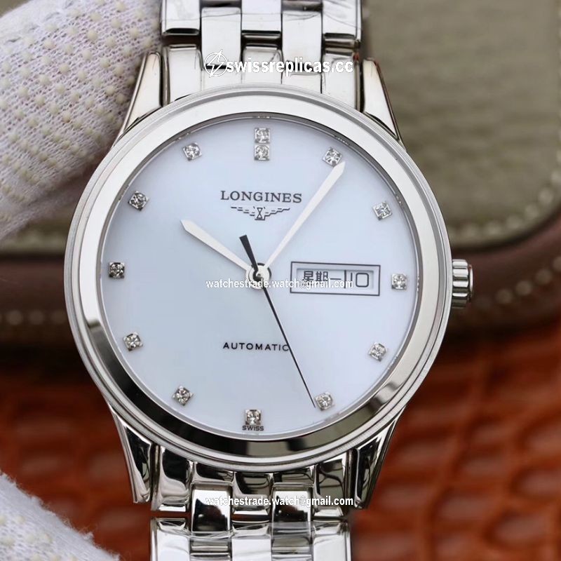 Longines Flagship Double Calendar L4.899.4.12.602 GK Factory White Dial