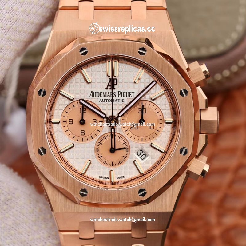 Audemars Piguet Royal Oak Chronograph 26315OR.OO.1256OR.01 OM Factory White Dial