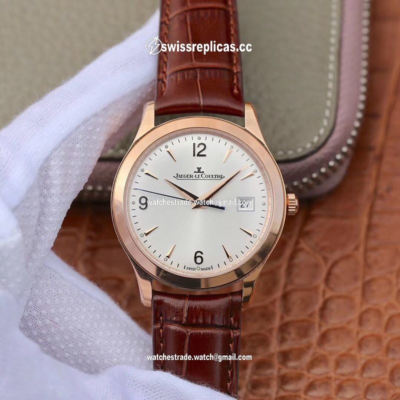Jaeger LeCoultre Master Control Date Q1542520 ZF Factory 18K Rose Gold White Dial