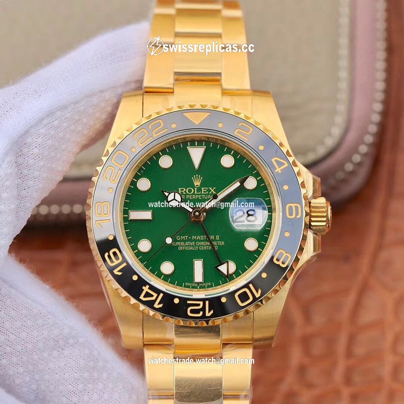 Rolex GMT Master II 116718LN EW Factory Green Dial