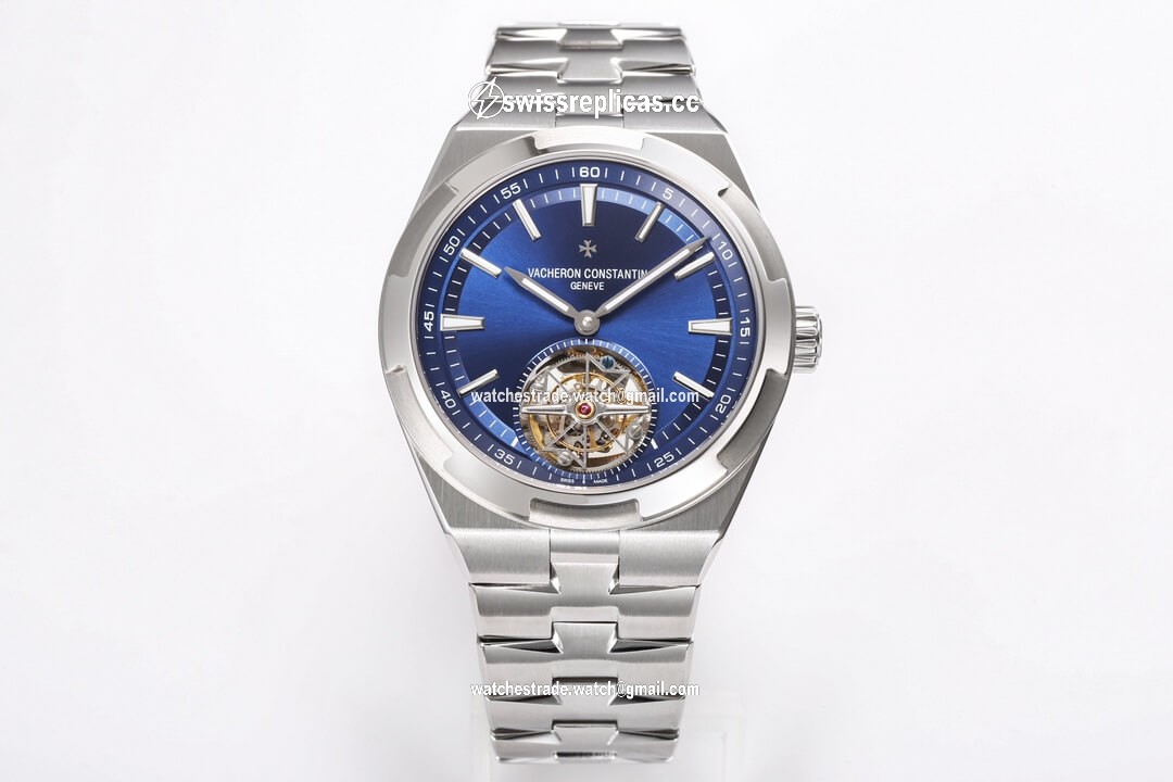 Vacheron Constantin Overseas Tourbillon 6000V/110A-B544 BBR Factory Stainless Steel Strap